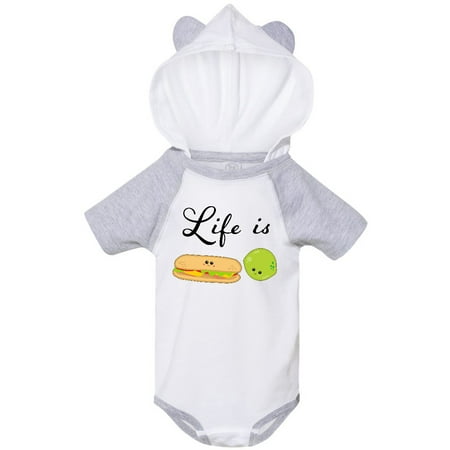 Inktastic Life Is Sublime- Cute Food Pun Gift Baby Boy or Baby Girl Bodysuit