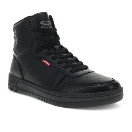 Levi s Mens Drive Hi Vegan Synthetic Leather Casual Hightop Sneaker Shoe