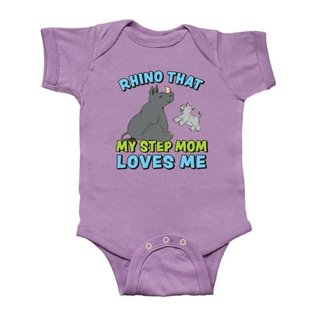 Inktastic Rhino That My Stepmom Loves Me with Cute Rhinos Gift Baby Boy or Baby Girl Bodysuit
Inktastic Rhino That My Stepmom Loves Me with Cute Rhinos Gift Baby Boy or Baby Girl Bodysuit