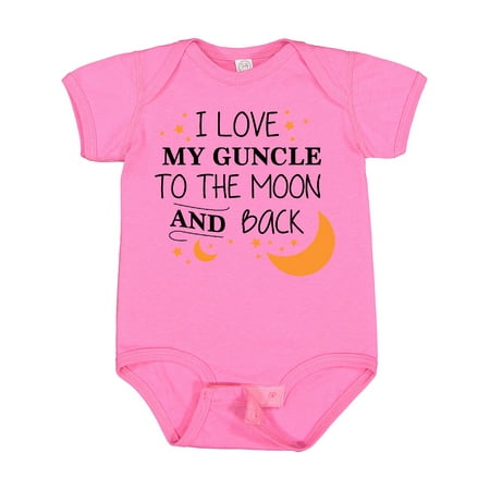 Inktastic I Love My Guncle to the Moon and Back Gift Baby Boy or Baby Girl Bodysuit
Inktastic I Love My Guncle to the Moon and Back Gift Baby Boy or Baby Girl Bodysuit