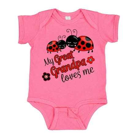 Inktastic My Great Grandpa Loves Me Cute Ladybugs Gift Baby Boy or Baby Girl Bodysuit
Inktastic My Great Grandpa Loves Me Cute Ladybugs Gift Baby Boy or Baby Girl Bodysuit