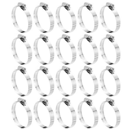 Uxcell Hose Clamp 1 4/5 to 2 3/4 Adjustable Stainless Steel Worm Gear Hose Clamps for Fuel Line Plumbing 25Pack
Uxcell Hose Clamp 1 4/5 to 2 3/4 Adjustable Stainless Steel Worm Gear Hose Clamps for Fuel Line Plumbing 25Pack