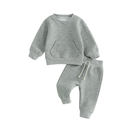 Bagilaanoe 2PCS Toddler Baby Girl Boy Long Pants Set Long Sleeve Sweatshirt Pullover Tops + Drawstring Sweatpants 6M 12M 18M 24M 3T Kids Casual Sweatsuits
Bagilaanoe 2PCS Toddler Baby Girl Boy Long Pants Set Long Sleeve Sweatshirt Pullover Tops + Drawstring Sweatpants 6M 12M 18M 24M 3T Kids Casual Sweatsuits