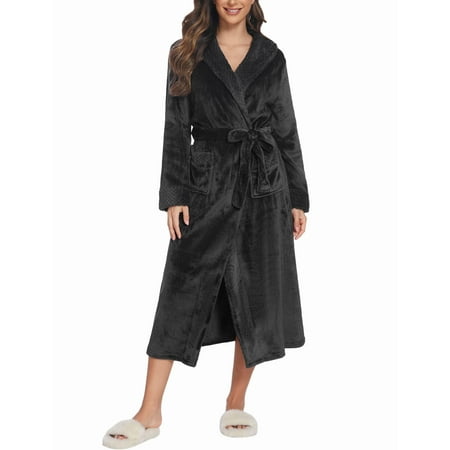 Ekouaer Womens Soft Lightweight Bathrobe Kimono Robes Terry Cloth Bathrobe Knee Length Bath Gown Spa Robe Black M
Ekouaer Womens Soft Lightweight Bathrobe Kimono Robes Terry Cloth Bathrobe Knee Length Bath Gown Spa Robe Black M