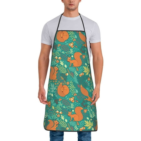 Junzan Fall Forest Squirrel Print Kitchen Cooking Aprons Chef Apron for Men and Women Professional for Cooking Bib Aprons for Kitchen/Crafting/BBQ/Drawing
Junzan Fall Forest Squirrel Print Kitchen Cooking Aprons Chef Apron for Men and Women Professional for Cooking Bib Aprons for Kitchen/Crafting/BBQ/Drawing