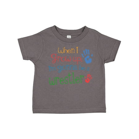 Inktastic Future Wrestler Wrestling Gift Toddler Boy Girl T-Shirt
