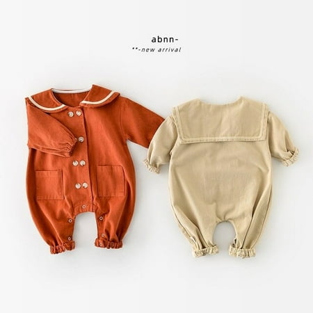 DancePeanut Fashion Baby Romper Spring Autumn Solid Color Wide Lapel Double Breasted Jumpsuit Newborn Boys Girls Clothes 0 To 2 Years Old
DancePeanut Fashion Baby Romper Spring Autumn Solid Color Wide Lapel Double Breasted Jumpsuit Newborn Boys Girls Clothes 0 To 2 Years Old