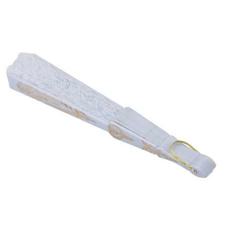 Labakihah Chinese Style Lace Hand Held Folding Fan Dance Party Wedding Decor Fans folding fan