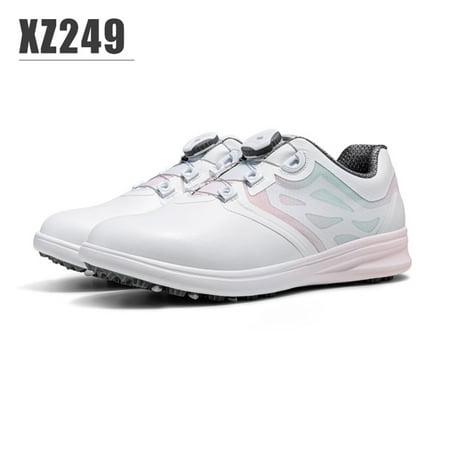 PGM new golf women’s waterproof sneakers patent anti-siderslip sneakers knob LACES Golf shoes
PGM new golf women’s waterproof sneakers patent anti-siderslip sneakers knob LACES Golf shoes