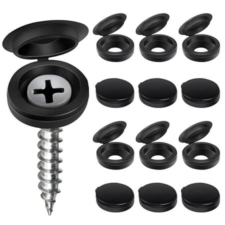 200pcs Screw Caps Plastic Hinged Screw Cover Caps Fold Screw Snap Covers Washer Turn-over Tops for Covering Screw Heads Screw Protection (Black)
200pcs Screw Caps Plastic Hinged Screw Cover Caps Fold Screw Snap Covers Washer Turn-over Tops for Covering Screw Heads Screw Protection (Black)