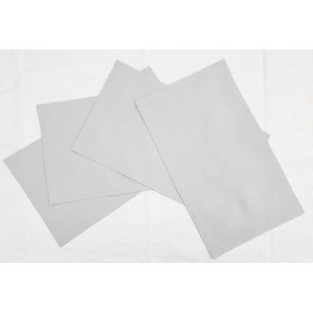 Canvas Placemats by Penny s Needful Things (Oval - Set of 6) (White)