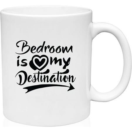 Coffee Mug Bedroom is my Destination Heart Love Comfy White Coffee Mug Funny Gift Cup
Coffee Mug Bedroom is my Destination Heart Love Comfy White Coffee Mug Funny Gift Cup