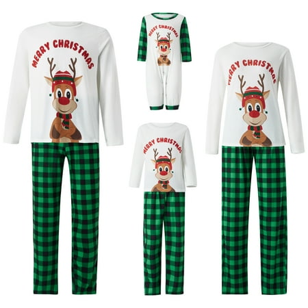 JBEELATE Family Christmas Pajamas Matching Sets Christmas PJs with Letter and Plaid Printed Jammies for Holiday Xmas Sleepwear
JBEELATE Family Christmas Pajamas Matching Sets Christmas PJs with Letter and Plaid Printed Jammies for Holiday Xmas Sleepwear