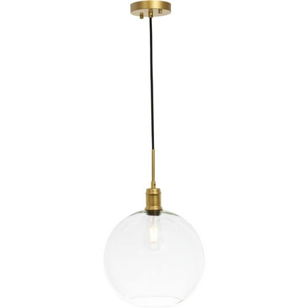 Brass Tone Finish Pendants 13 Wide Clear Glass Round Shade E26 Bulb Type 1 Light Fixture
Brass Tone Finish Pendants 13 Wide Clear Glass Round Shade E26 Bulb Type 1 Light Fixture