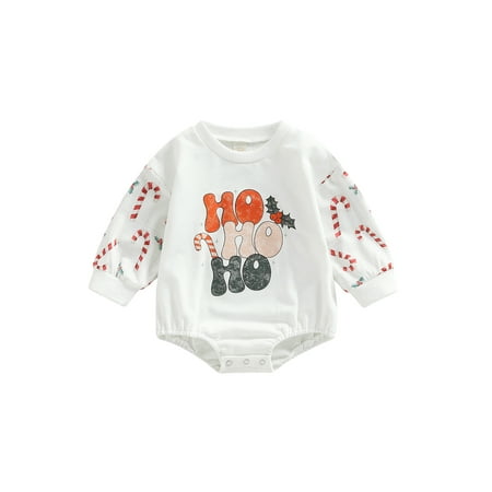 Gzhioc Christmas Toddler Baby Rompers Letter Printed Casual Long Sleeve Jumpsuit for Newborn Girl Boy 0-24 Months
Gzhioc Christmas Toddler Baby Rompers Letter Printed Casual Long Sleeve Jumpsuit for Newborn Girl Boy 0-24 Months