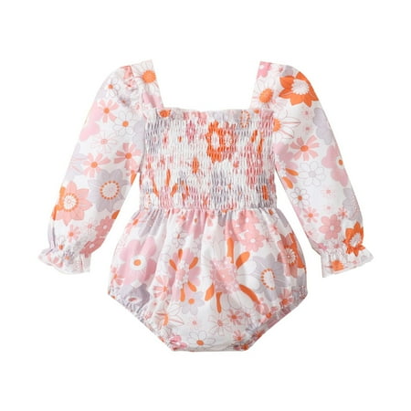 Baby Girls Bodysuits Girls Long Sleeve Floral Prints Pullover Romper Sweatshirt Bodysuits
Baby Girls Bodysuits Girls Long Sleeve Floral Prints Pullover Romper Sweatshirt Bodysuits