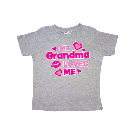 Inktastic My Grandma Loves Me with Hearts and Kiss Gift Toddler Boy or Toddler Girl T-Shirt
Inktastic My Grandma Loves Me with Hearts and Kiss Gift Toddler Boy or Toddler Girl T-Shirt