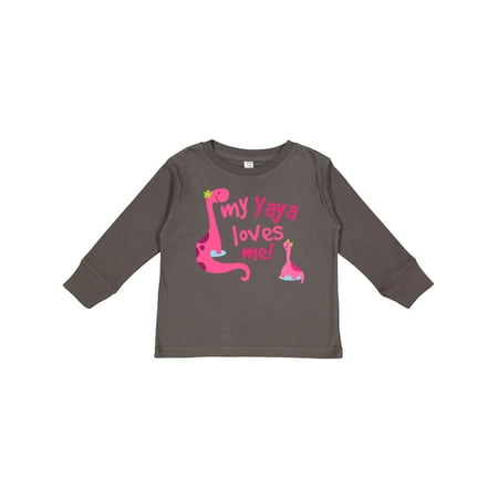 Inktastic My Yaya Loves Me Granddaughter Dinosaur Gift Toddler Toddler Girl Long Sleeve T-Shirt
Inktastic My Yaya Loves Me Granddaughter Dinosaur Gift Toddler Toddler Girl Long Sleeve T-Shirt