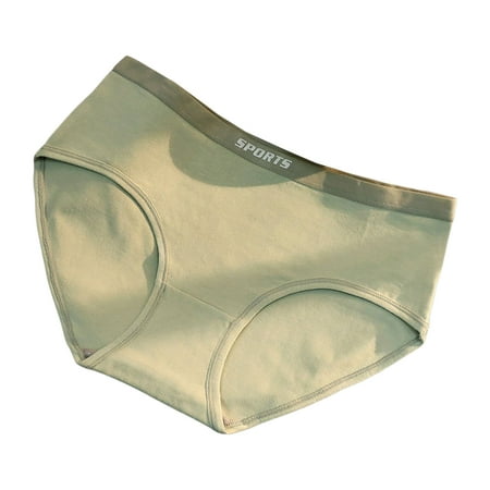PERZOE Panties Women Panties Solid Color Mid Waist Letter Print Elastic No Constraint Protective Soft Cotton Fitness Lady Underpants Inner Wear Clothes
PERZOE Panties Women Panties Solid Color Mid Waist Letter Print Elastic No Constraint Protective Soft Cotton Fitness Lady Underpants Inner Wear Clothes