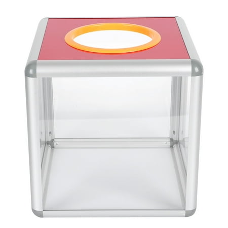 NUOLUX 1Pc Transparent Annual Meeting Lottery Box Prank Simple Draw Box