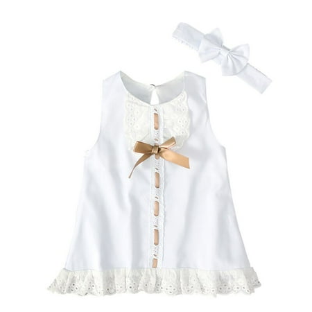 Summer Newborn Baby Girls Lace Sleeveless Princess Dress + Headband Outfits Dress
Summer Newborn Baby Girls Lace Sleeveless Princess Dress + Headband Outfits Dress