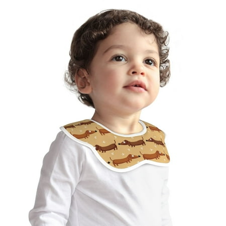 Bingfone Dachshund Dog Puppy Soft Bibs for Baby Boy Girl 360 Rotate Petal Absorbent Bibs Washable for Drooling Teething
Bingfone Dachshund Dog Puppy Soft Bibs for Baby Boy Girl 360 Rotate Petal Absorbent Bibs Washable for Drooling Teething