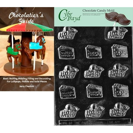 Cybrtrayd Small Pie and Cake Miscellaneous Chocolate Candy Mold with Chocol...