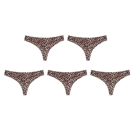YWDJ Underwear Women Pack 5PCS Women Fashion Basic Elastic Comfortable Leopard Print Underwear Multicolor M
YWDJ Underwear Women Pack 5PCS Women Fashion Basic Elastic Comfortable Leopard Print Underwear Multicolor M
