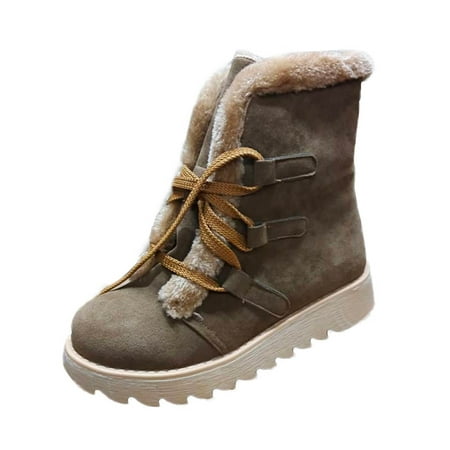 Women s Boots High Cut Flat Lace Up Boots Snow Warm Plus Round Toe Women s Boots
Women s Boots High Cut Flat Lace Up Boots Snow Warm Plus Round Toe Women s Boots