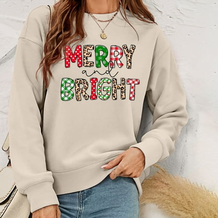 jsaierl Womens Christmas Sweatshirts Crew Neck Long Sleeve Shirts Christmas Print Tops Plus Size Casual Blouse Tee Xmas Pullover Gifts
jsaierl Womens Christmas Sweatshirts Crew Neck Long Sleeve Shirts Christmas Print Tops Plus Size Casual Blouse Tee Xmas Pullover Gifts
