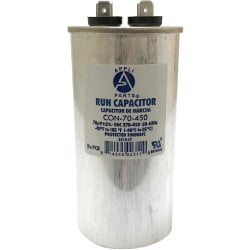 Appli Parts Run Capacitor 70 Mfd uF (microfarads) 370 VAC or 450 VAC Round CON-70-450Replaces CAP-70-450