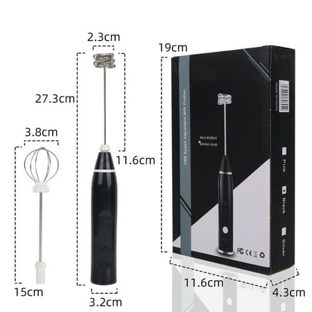 GYZEE Electric Milk Coffee Frother Usb Whisk Egg Beater Handheld Drink Frappe Mixer(Black)
GYZEE Electric Milk Coffee Frother Usb Whisk Egg Beater Handheld Drink Frappe Mixer(Black)