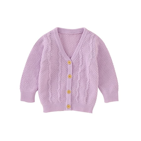 Musuos Baby Girls Cardigan Sweater Long Sleeve Button Down Knitted Outwear Tops
Musuos Baby Girls Cardigan Sweater Long Sleeve Button Down Knitted Outwear Tops