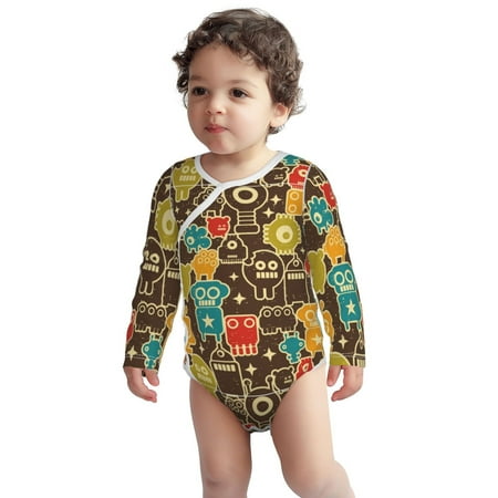Haiem Robot and Monsters Printed Unisex-Baby Long Sleeve Onesies Bodysuits Unisex Babies Snap-Up Rompers-12 Months
Haiem Robot and Monsters Printed Unisex-Baby Long Sleeve Onesies Bodysuits Unisex Babies Snap-Up Rompers-12 Months