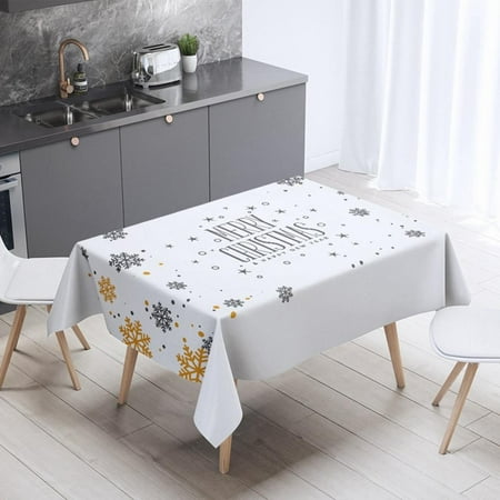 Xmarks Christmas Rectangle Tablecloth - Xmas Table Cover Washable Table Cloths for Dinner Parties Holiday Decoration Indoor and Outdoor Use
Xmarks Christmas Rectangle Tablecloth - Xmas Table Cover Washable Table Cloths for Dinner Parties Holiday Decoration Indoor and Outdoor Use
