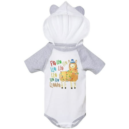 Inktastic Cute Christmas Fa Lla Llama Gift Baby Boy or Baby Girl Bodysuit