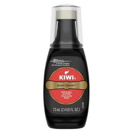2Pc Kiwi Scuff Cover Black Shoe Polish 2.5 oz