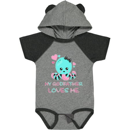 Inktastic My Godfather Loves Me- Cute Octopus and Hearts Gift Baby Boy or Baby Girl Bodysuit
Inktastic My Godfather Loves Me- Cute Octopus and Hearts Gift Baby Boy or Baby Girl Bodysuit