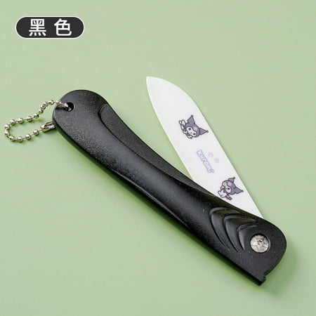 Hello Kitty Sanrio Folding Fruit Knife Cartoon Kuromi Cinnamoroll Pattern Ceramic Portable Kitchen Picnic Household Paring Knife
Hello Kitty Sanrio Folding Fruit Knife Cartoon Kuromi Cinnamoroll Pattern Ceramic Portable Kitchen Picnic Household Paring Knife