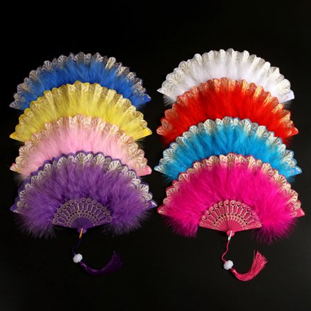 D-GROEE Feather Fan Vintage Style Tassel Design Flapper Folding Handheld Fan for Costume Wedding Dancing Party Show
D-GROEE Feather Fan Vintage Style Tassel Design Flapper Folding Handheld Fan for Costume Wedding Dancing Party Show