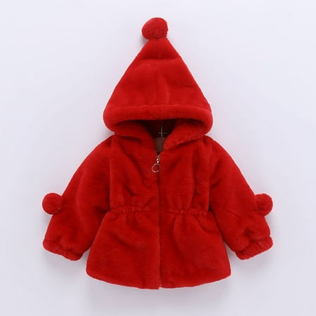 Leutsin Toddler Girls Solid Color Thicken Plush Cute Keep Warm Winter Hoodie Hairball Thick Coat Cloak
Leutsin Toddler Girls Solid Color Thicken Plush Cute Keep Warm Winter Hoodie Hairball Thick Coat Cloak