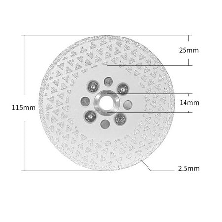 1Pc 80-125Mm M10 M14 Diamond Grinding Wheel Cutting Blade Disc For Tile Granite
1Pc 80-125Mm M10 M14 Diamond Grinding Wheel Cutting Blade Disc For Tile Granite