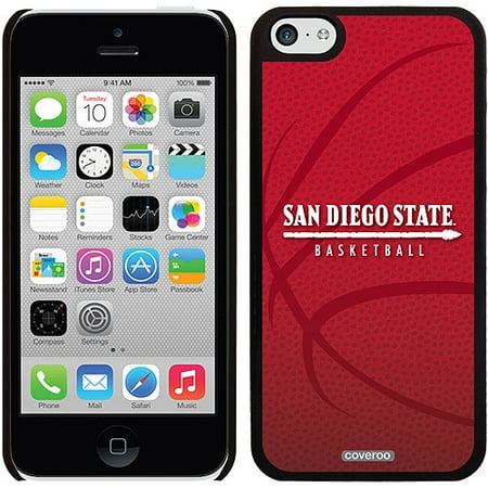 SDSU Basketball Design on Apple iPhone 5c Thinshield Snap-On Case by Coveroo