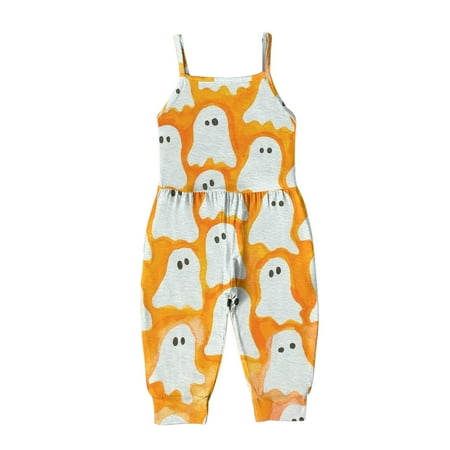 Utoimkio Clearance Baby Halloween Summer Jumpsuits for Girls Kids Cute Backless Strap Romper Pumpkin Jumpsuit Toddler Pants with Pockets Halloween Outfits Size 1-6T
Utoimkio Clearance Baby Halloween Summer Jumpsuits for Girls Kids Cute Backless Strap Romper Pumpkin Jumpsuit Toddler Pants with Pockets Halloween Outfits Size 1-6T