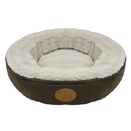 Best Pet Supplies Faux Leather Doughnut Bed (Set of 10)