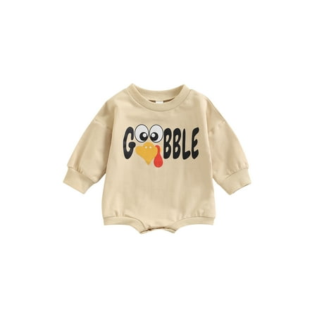 Thanksgiving Outfit Infant Baby Turkey Romper Gobble Letter Print Bodysuit Fall Winter Clothes
Thanksgiving Outfit Infant Baby Turkey Romper Gobble Letter Print Bodysuit Fall Winter Clothes