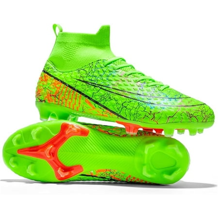 Football Cleats Men Women Non-Slip High Top Soccer Shoes Lightweight Shock Resistant Training Boots Sneaker Breathable Professional Turf Shoes Sport Athletic Ground Football Boots Soccer Cleats
Football Cleats Men Women Non-Slip High Top Soccer Shoes Lightweight Shock Resistant Training Boots Sneaker Breathable Professional Turf Shoes Sport Athletic Ground Football Boots Soccer Cleats