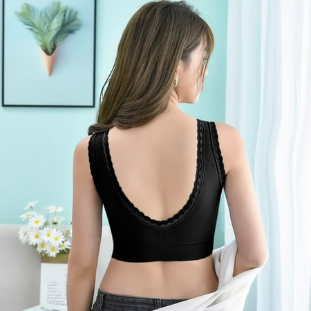 TOWED22 Womens Wireless Bras Women s Underwired Non Padding Floral Lace Breathable Balconette Bra Black
TOWED22 Womens Wireless Bras Women s Underwired Non Padding Floral Lace Breathable Balconette Bra Black