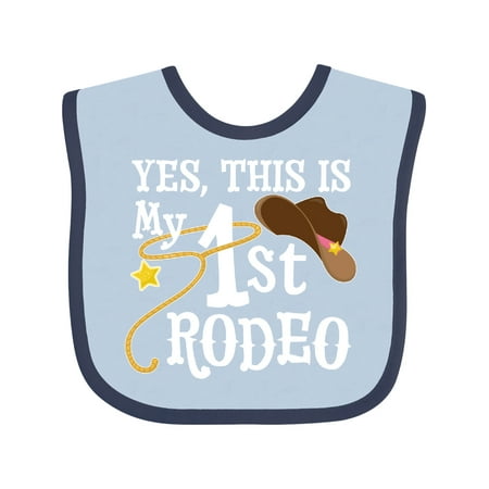 Inktastic Yes This is My 1st Rodeo- Cowboy Hat and Lasso Gift Baby Boy or Baby Girl Bib
Inktastic Yes This is My 1st Rodeo- Cowboy Hat and Lasso Gift Baby Boy or Baby Girl Bib