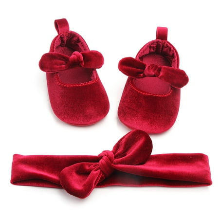 KelaJuan Newborn Girls Shoes Cute Bow Anti-Slip Soft Sole Christening Ceremony Shoes + Headband
KelaJuan Newborn Girls Shoes Cute Bow Anti-Slip Soft Sole Christening Ceremony Shoes + Headband